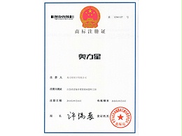 奥力星注册商标正面